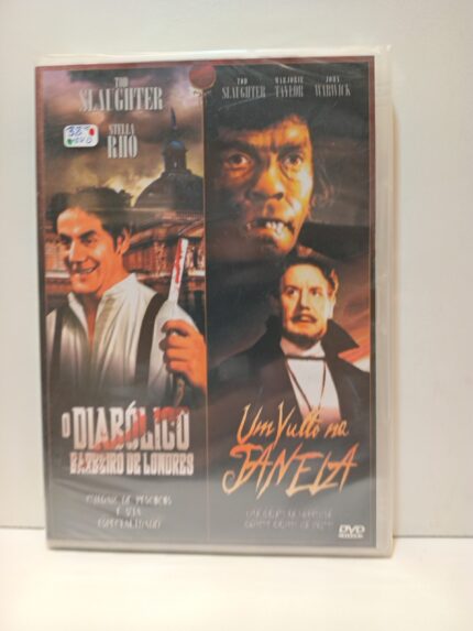 "O diabólico barbeiro de Londres" "Um vulto na janela"  dvd novo !