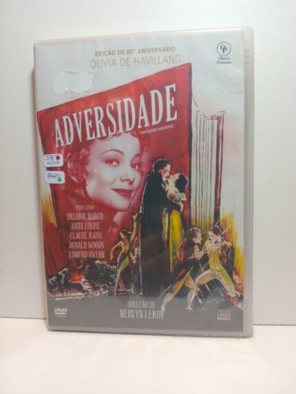 Adversidade  edição de 80° aniversário Olivia da Havilland  dvd novo !