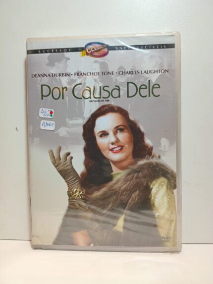 Por Causa Dele   dvd novo !