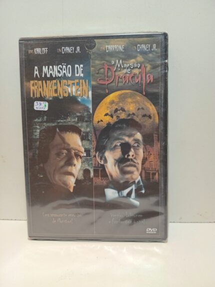 A Mansão de Frankenstein  -  A Mansão de Drácula  2 filmes em 1 dvd novo !