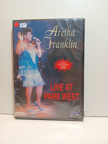 Aretha Franklin - Live at Park West   dvd novo !