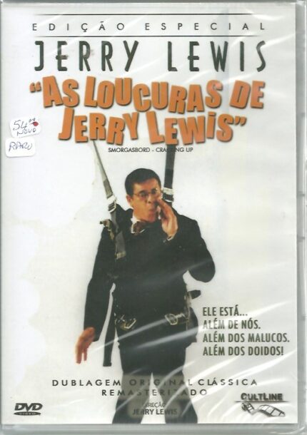 A LOUCURAS DE JERRY LEWIS - DVD NOVO