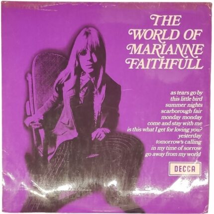 LP Marianne Faithfull - The World Of Marianne Faithfull - Importado